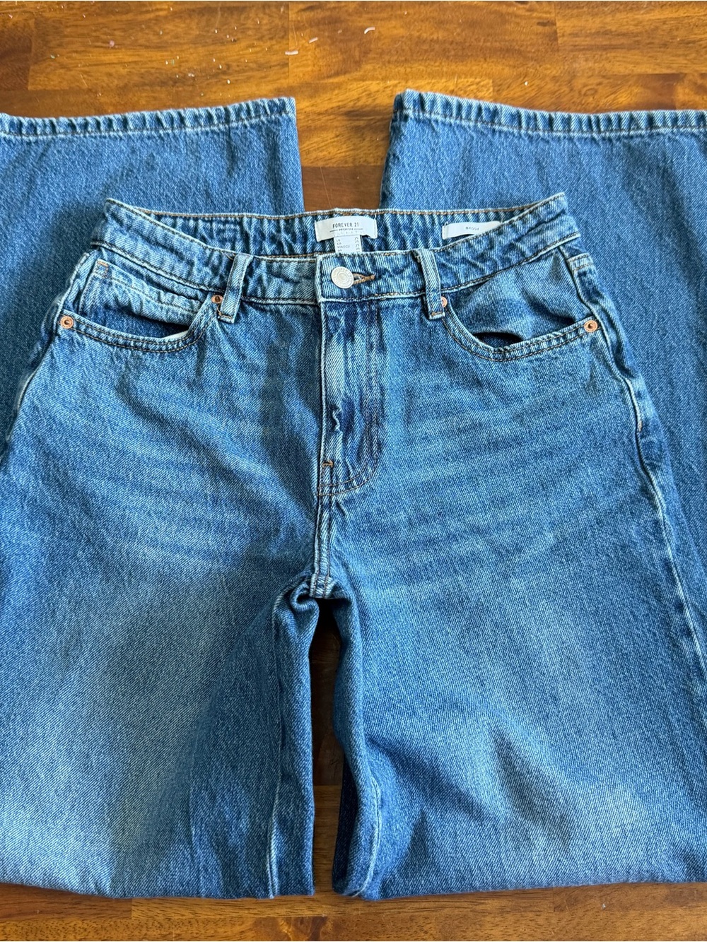 Forever 21 Premium Baggy Denim Jeans